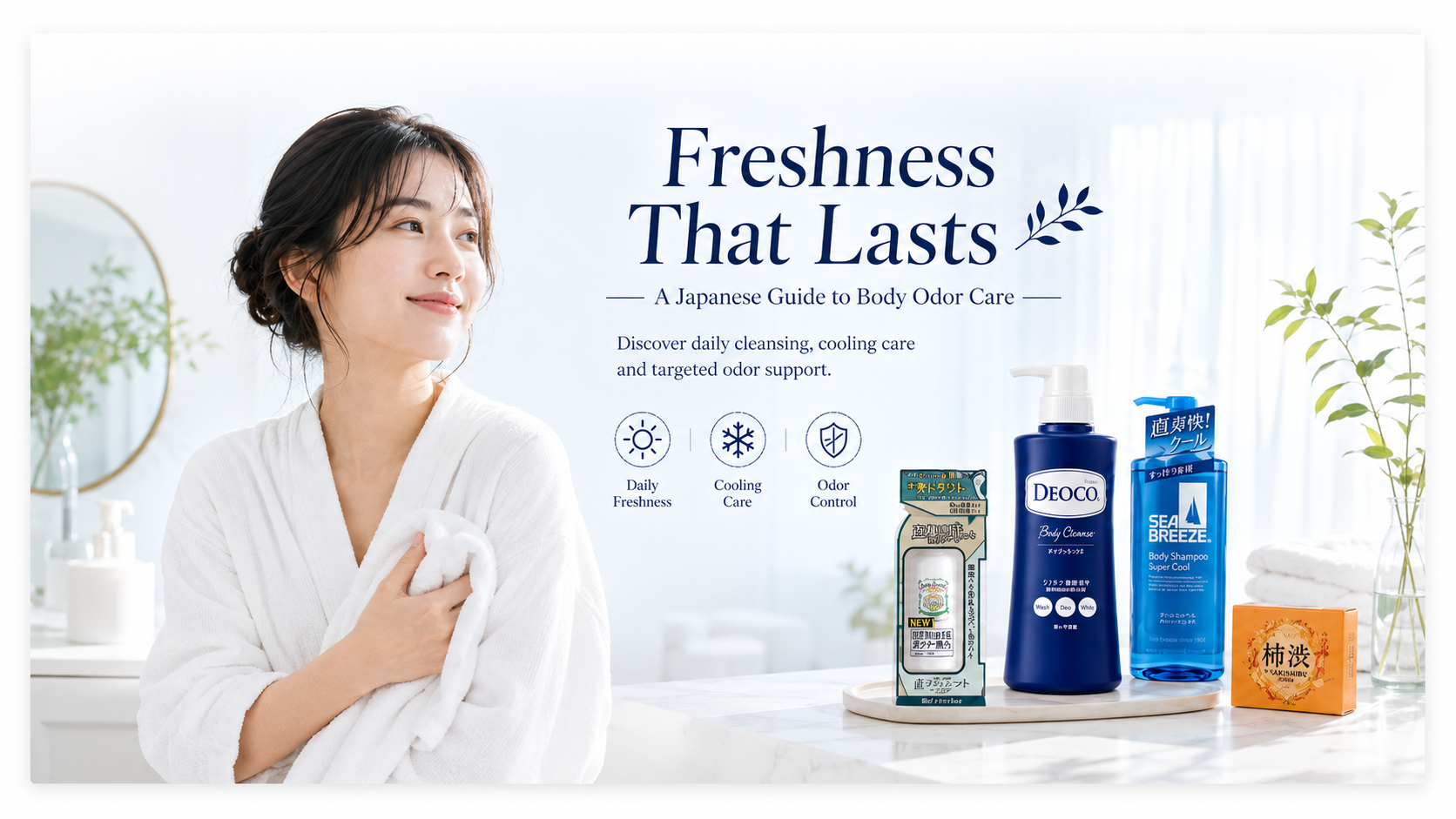 Feel Clean, Cool and Confident: Japanese Body Care Essentials