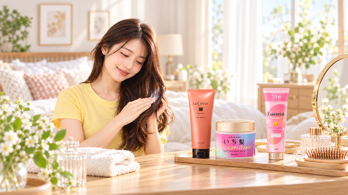 Best Hair Mask for Dry Hair: 3 Japanese Treatments