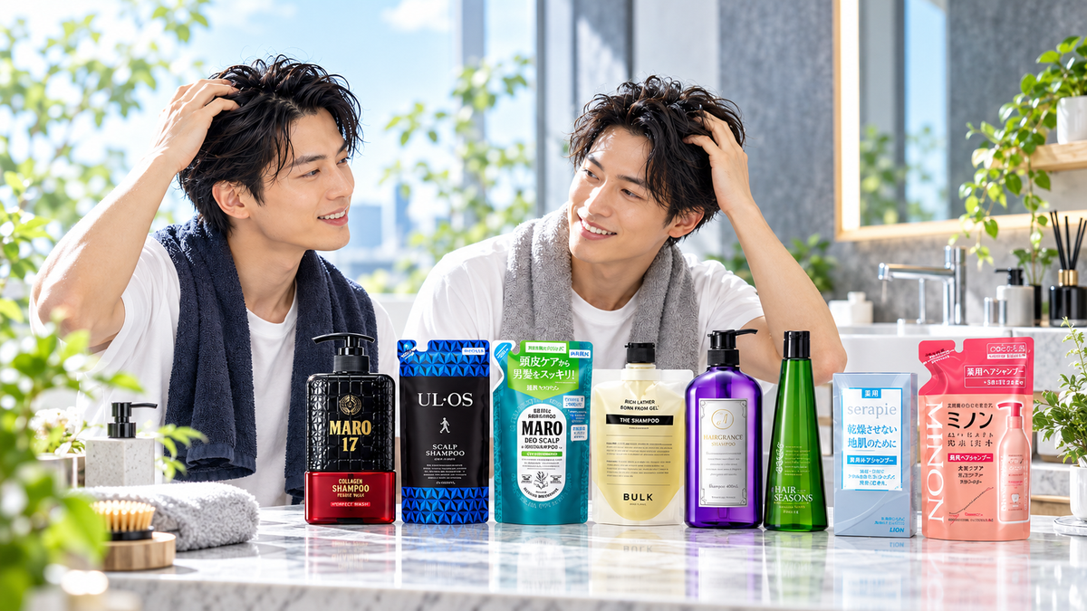 Best Shampoo for Men: Japanese Men's Hair Care