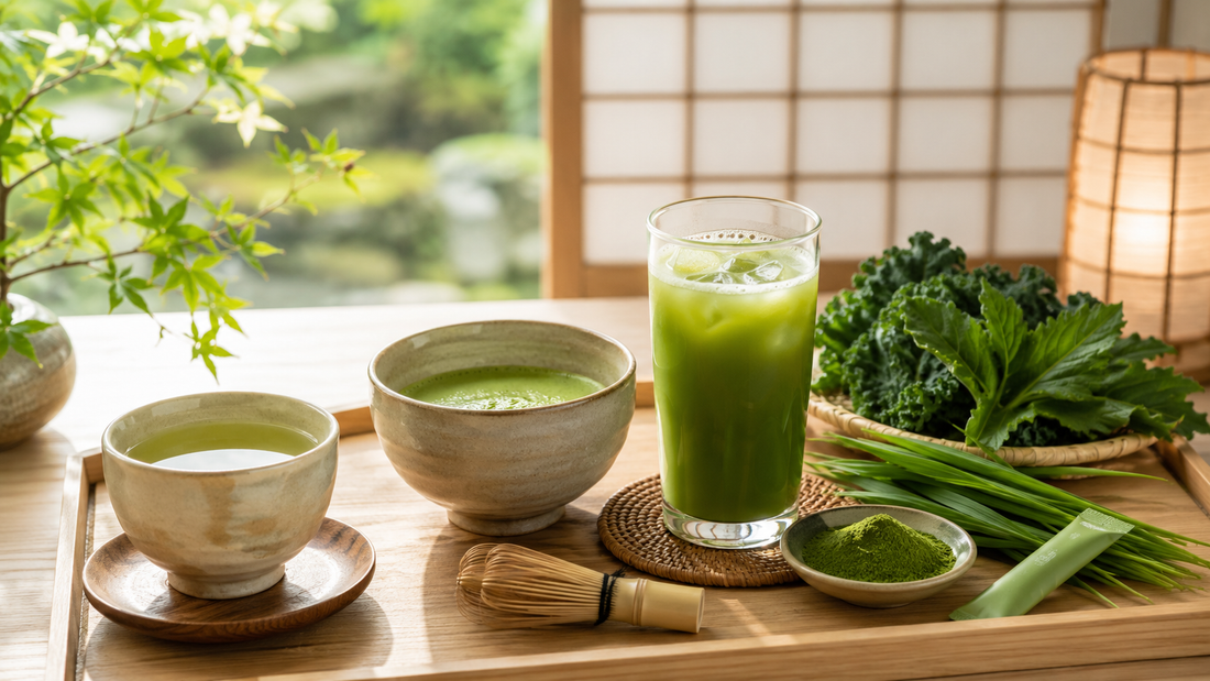 Green Tea vs. Aojiru: How Japanese Superfood Drinks Boost Energy and Immunity