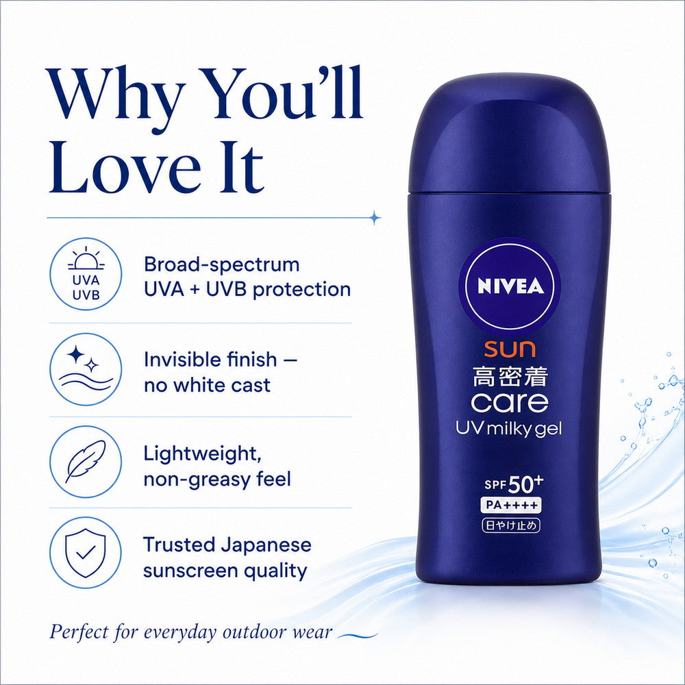 Nivea Sun UV Milky Gel High Contact Care SPF 50+ PA+++ 80g