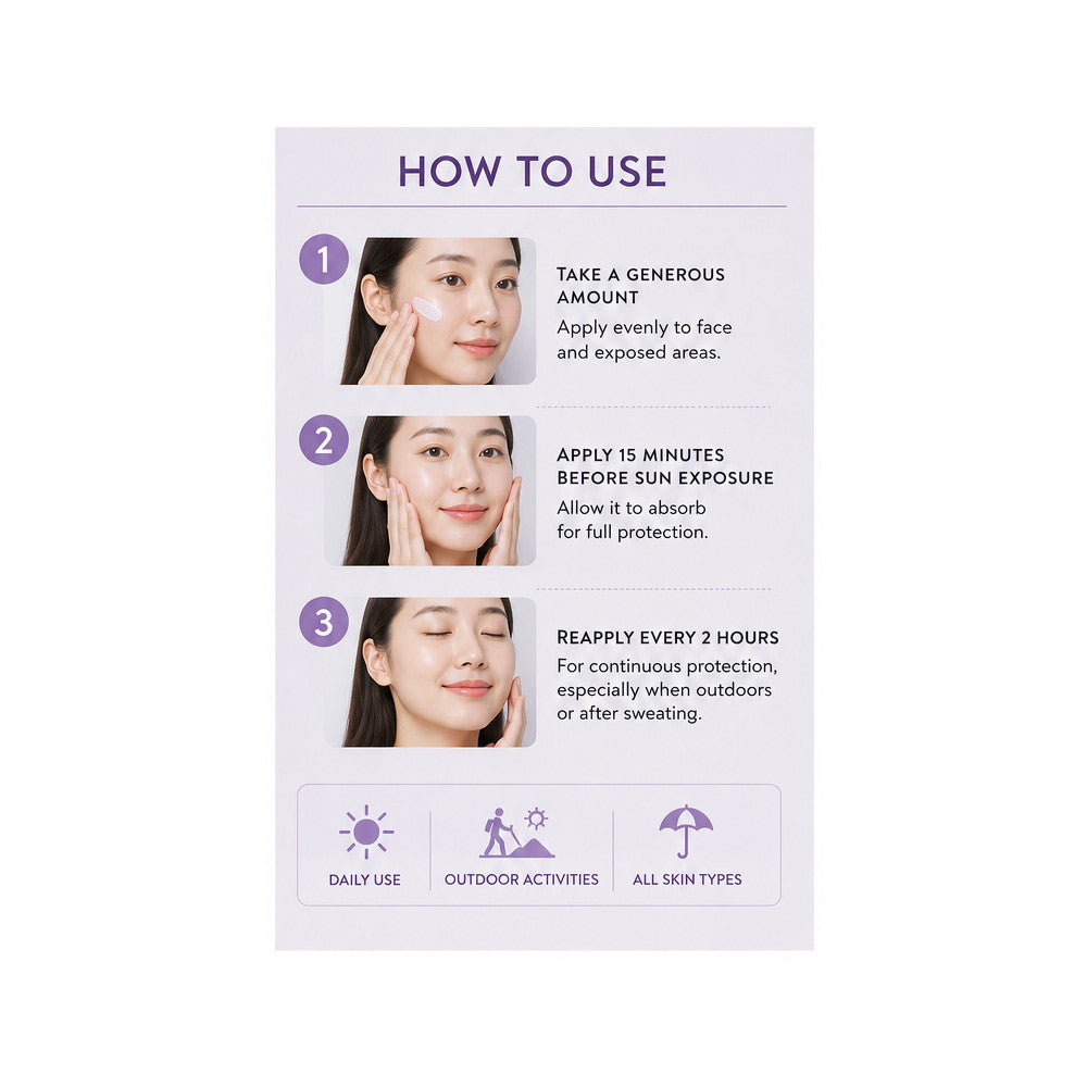 Menturm the SUN Tone Up UV Essence Lavender SPF50+ PA++++ 80g