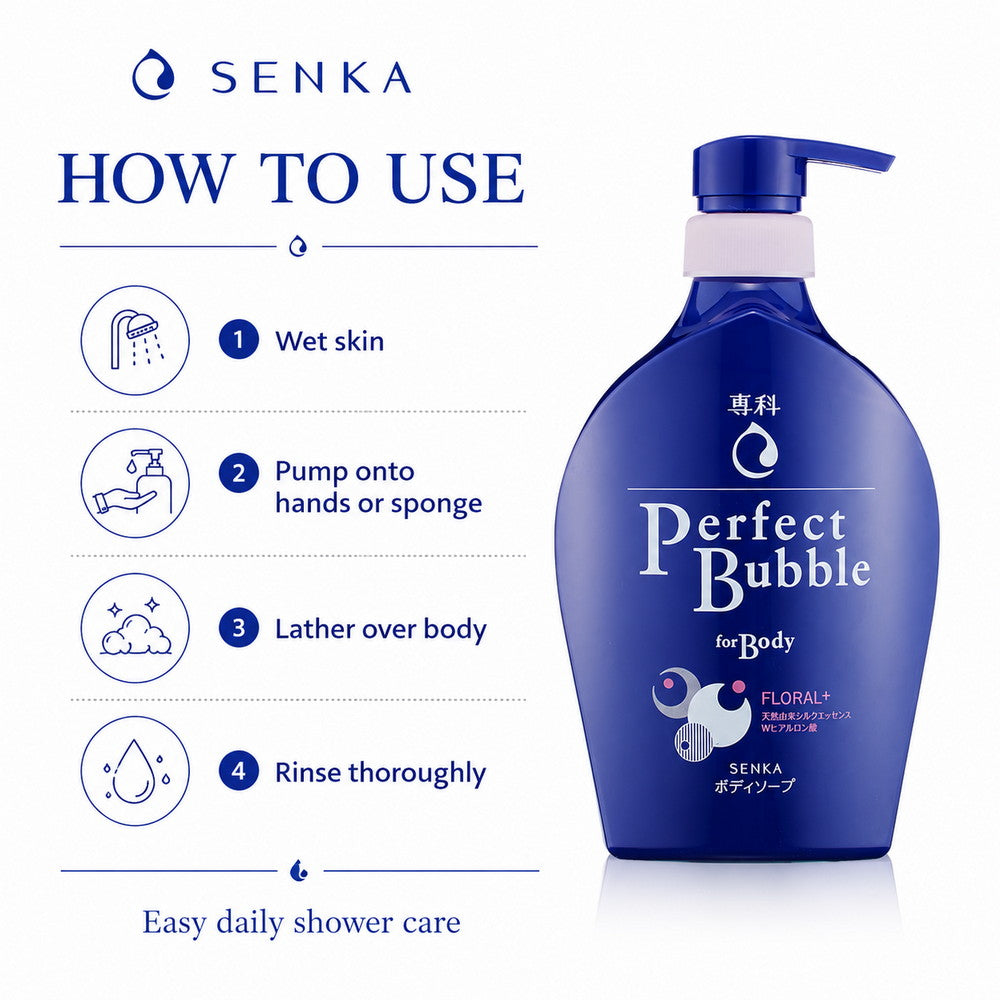 Senka Perfect Bubble for Body Wash 500ml