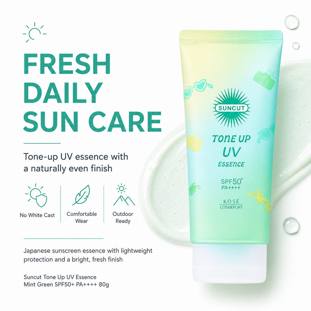 Suncut Tone Up UV Essence Mint Green SPF50+ PA++++ 80g