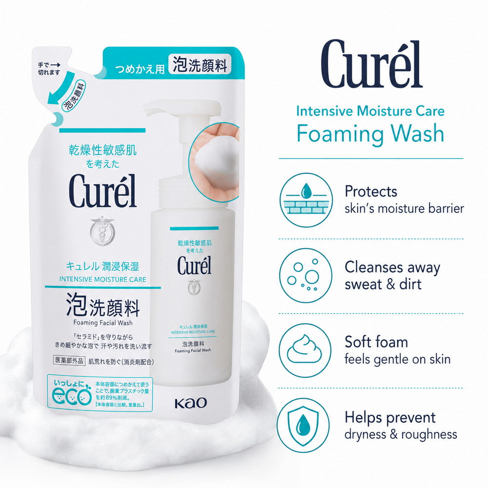 Curél Foaming Wash Refill Type 130ml