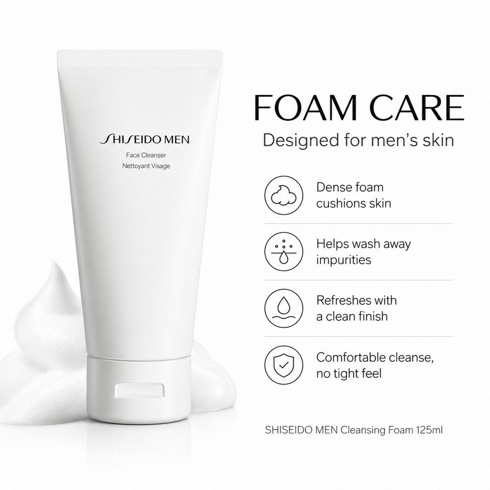 SHISEIDO MEN Cleansing Foam 125ml