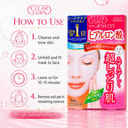 Clear Turn White Face Mask Hyaluronic Acid 5 sheets