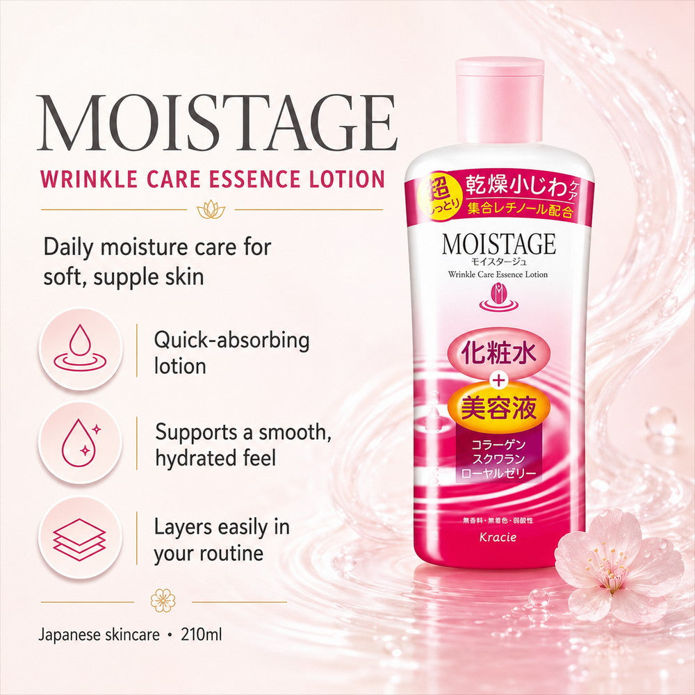 Moistage Wrinkle Care Essence Lotion 210ml