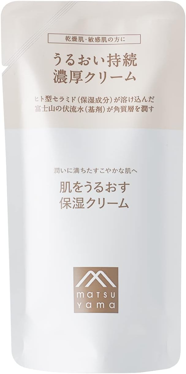 [Matsuyama] Moisturizing Cream for Moisturizing Skin Refill (Thick Cream for Dry/Sensitive Skin) 45g