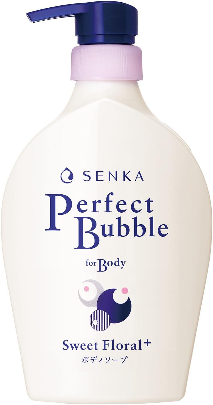 [Shiseido]Senka Perfect Bubble Body Wash Sweet Floral (500ml)