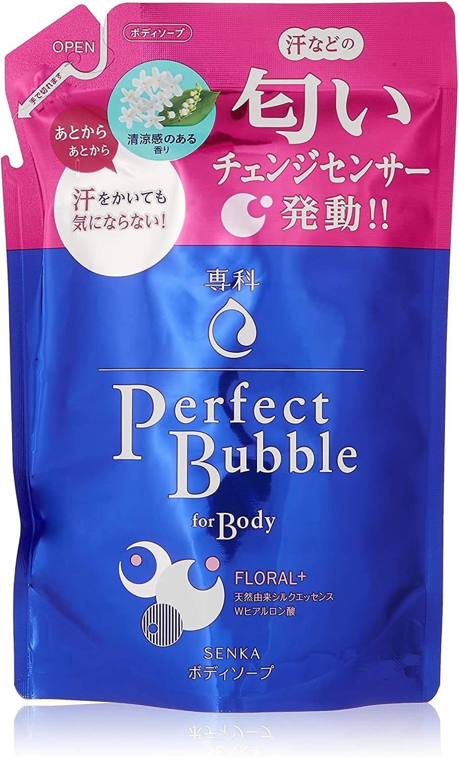[Shiseido] Senka Perfect Bubble Body Wash Refill (350ml)