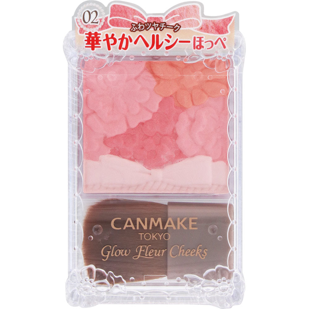[Canmake] Glow Fleur Cheeks 01 Peach Fleur 6.1 g