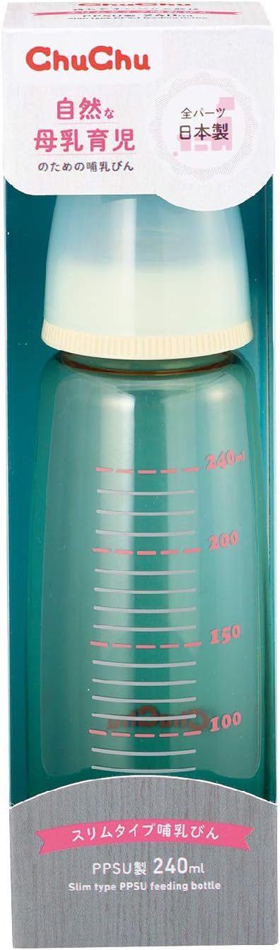 [CHUCHU] Baby PPSU Feeding Bottle Slim Type 240ml