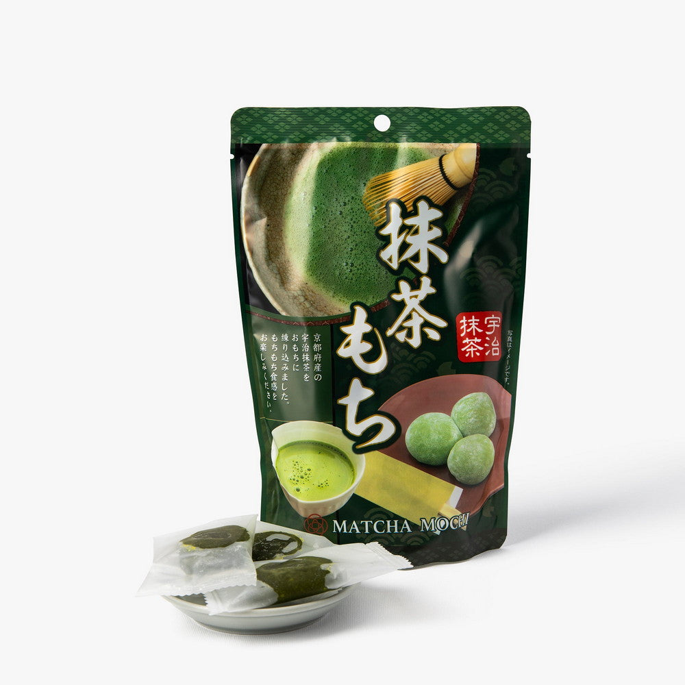 Bite Sized Uji Matcha Green Tea Mochi Soft Chewy Rice Cake 130g