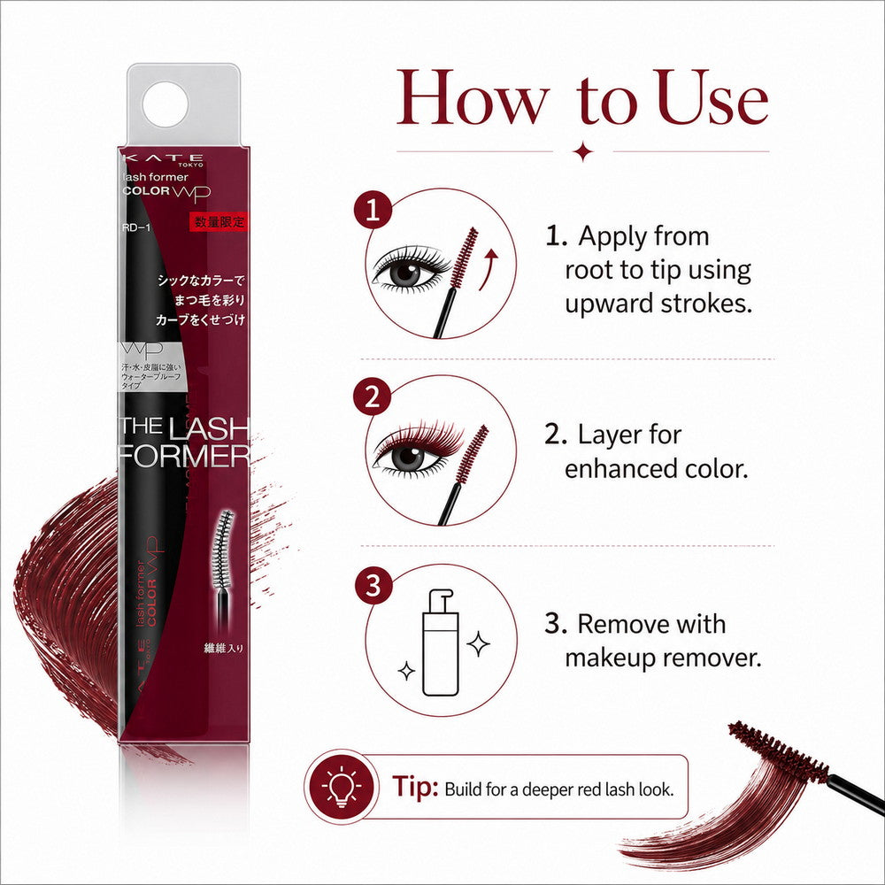 KATE Lash Former (RD-1) Mascara Dark Red 5g