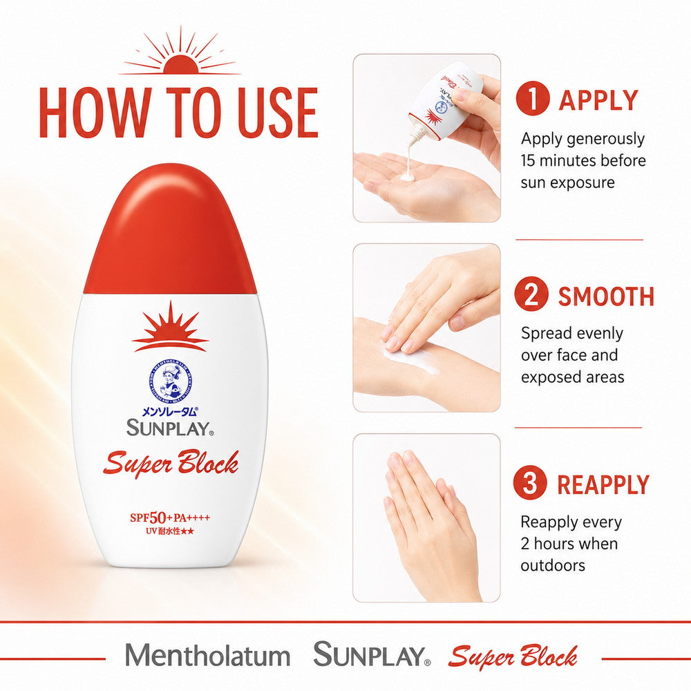 Mentholatum Sunplay Super Block SPF50+ PA++++ 30g