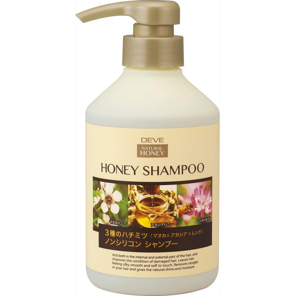 Deve 3 Types of Natural Honey Shampoo 450ml