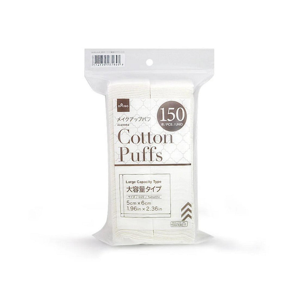 Daiso Cotton Puff 150 Pcs