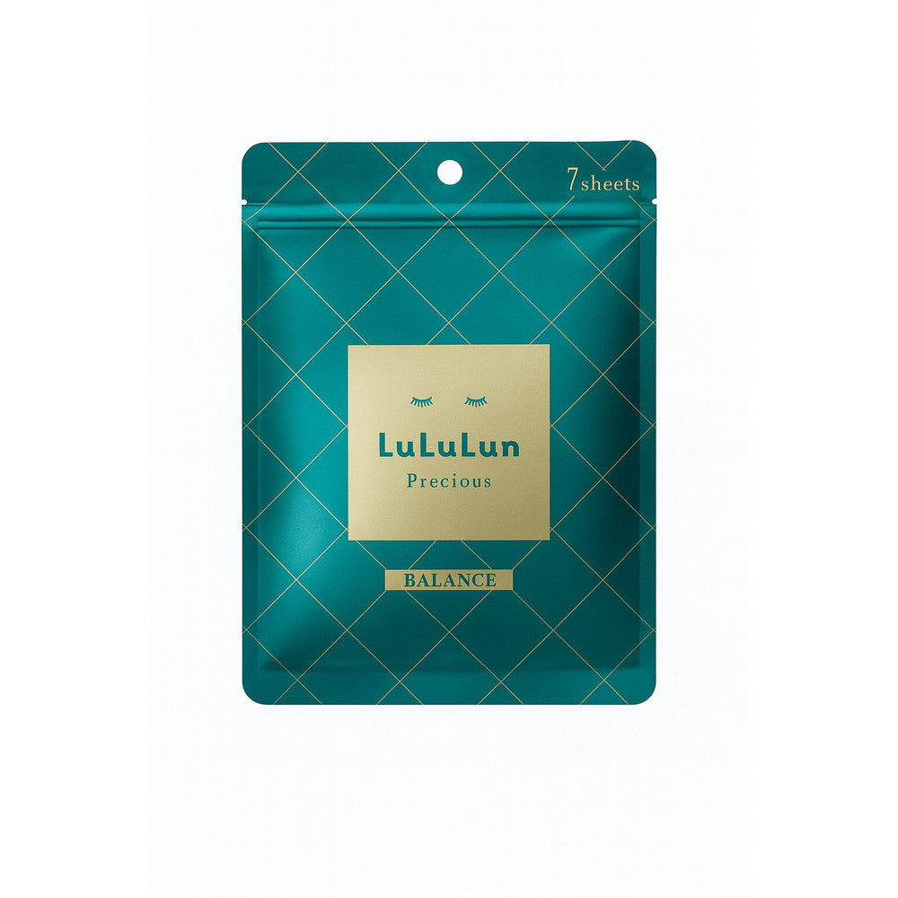 Lululun Precious Green Face Mask 7 masks per pack