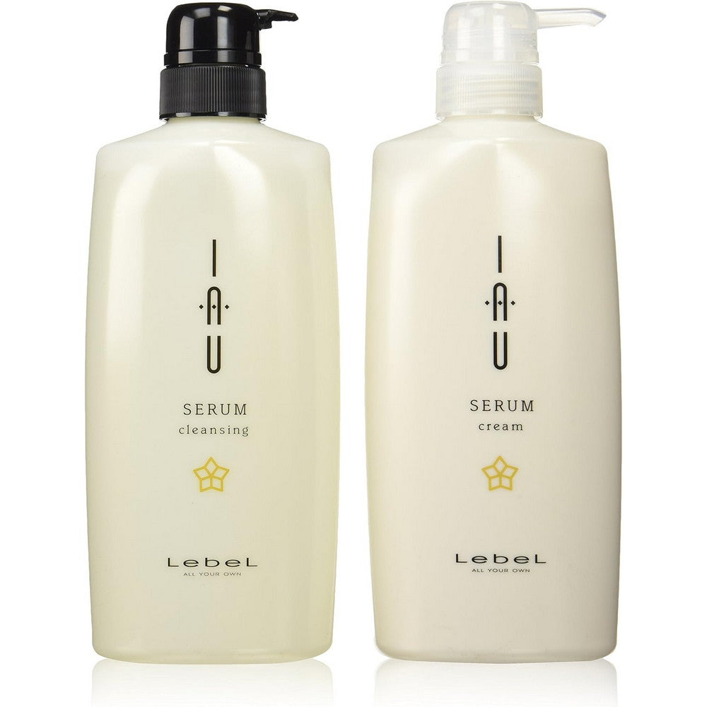 Lebel IAU Serum Cleansing Shampoo & Cream Treatment Set 600ml