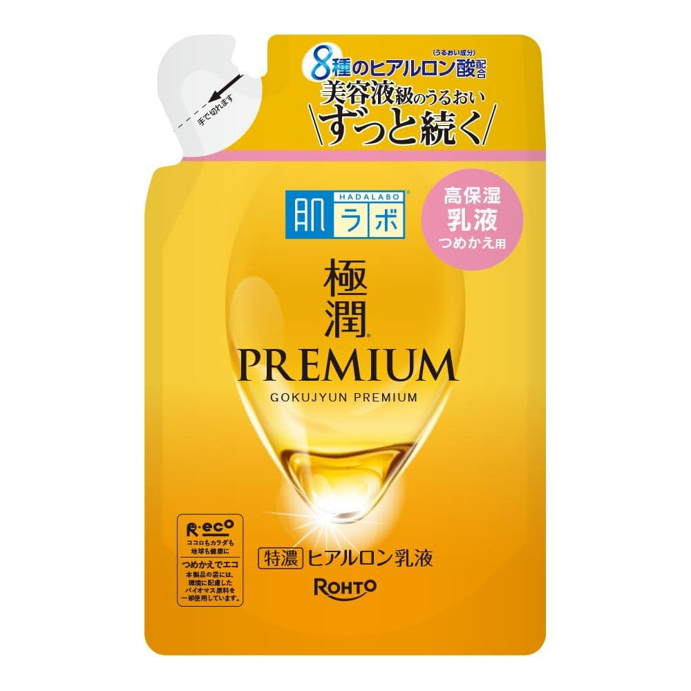 Hada Labo Gokujyun Premium Super Hyaluronic Milky Lotion Refill 140ml