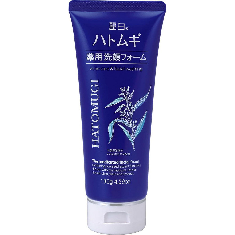 Reihaku Hatomugi Medicated Acne Care Facial Foam 130g