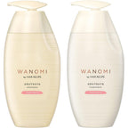 Hair Recipe Wanomi , Shampoo Treatment, Pump Set, Moisturizing, Dry Hair, 2 Count 350ml and 350g