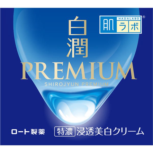 [Rohto] Hada Labo Shirojyun Premium Medicated Deep Whitening Cream 50g