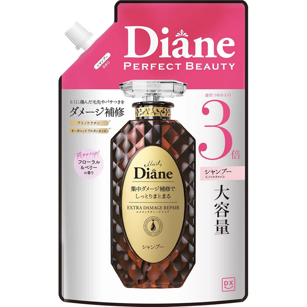 Moist Diane DX Extra Damage Repair Refill Shampoo Floral & Berry Scent 1000ml