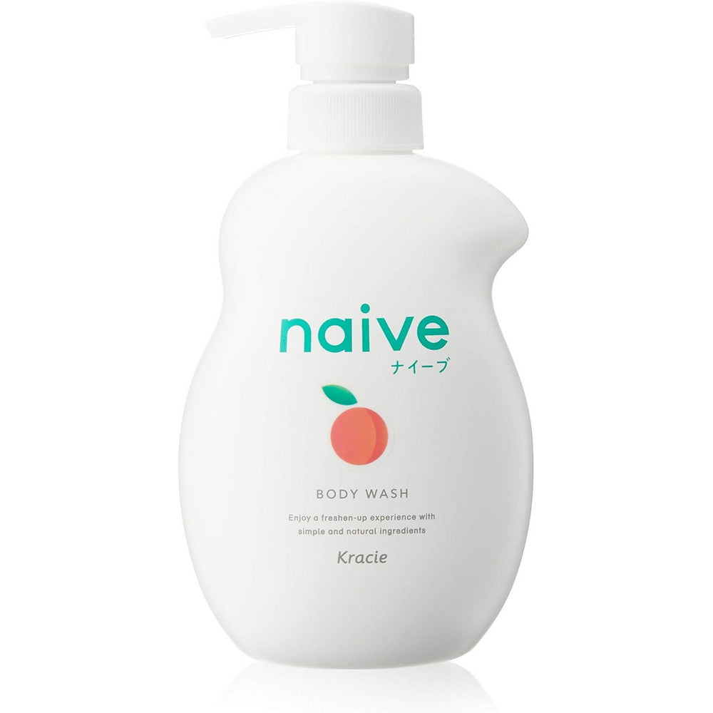 Naive Peach Leaf Body Soap & Shampoo 530ml