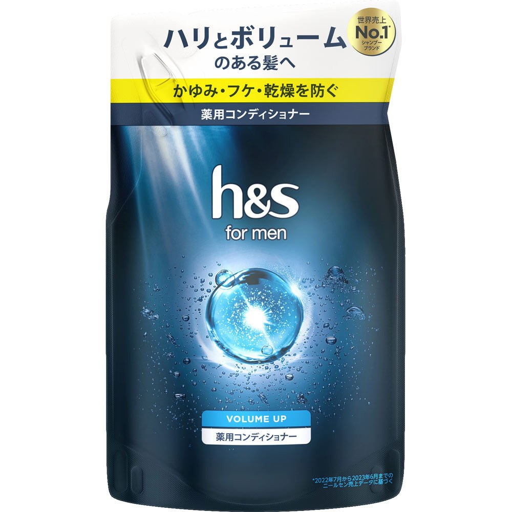 H&S for Men Conditioner Volume Up Refill 300g