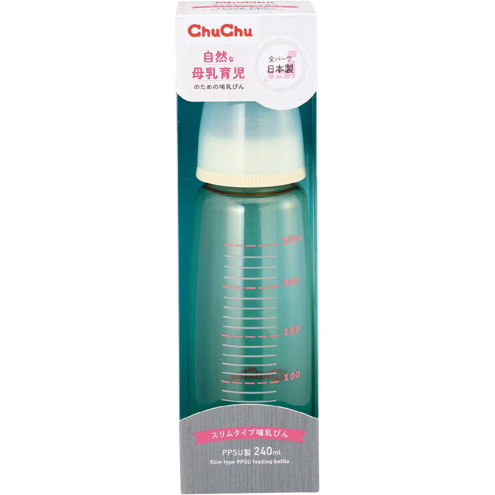 CHUCHU Baby PPSU Feeding Bottle Slim Type 240ml