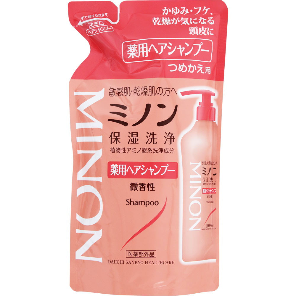 Minon Medicated Hair Shampoo Refill 380mL