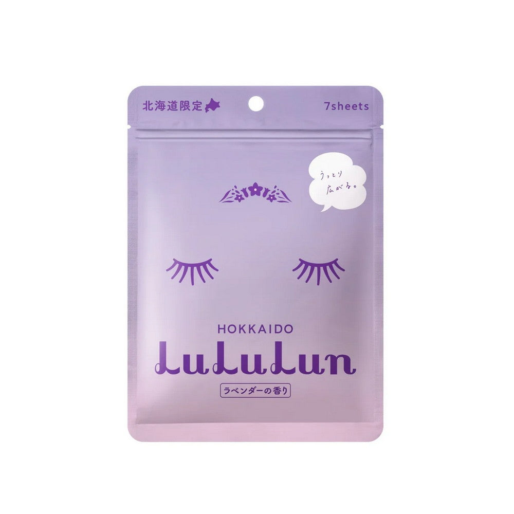 LuLuLun Face Mask Pack Hokkaido Lavender Fragrance 7 sheets