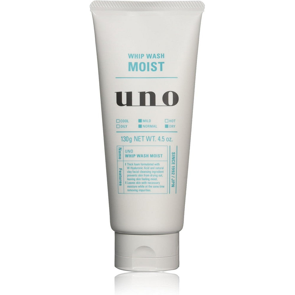UNO Men's Whipped Facial Cleanser Moist 130g