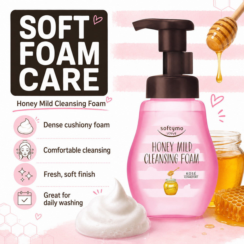 Softymo Honey Mild Cleansing Foam 200ml
