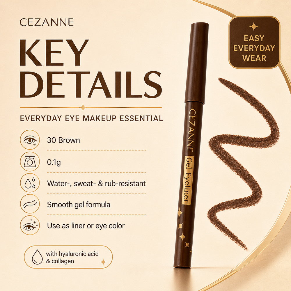 Gel Eyeliner 30 Brown 0.1g