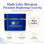 Hada Labo Shirojyun Premium Brightening Cream – Medicated Hydrating Moisturizer 50g