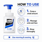 Men's Biore Foam Type Face Wash 150ml