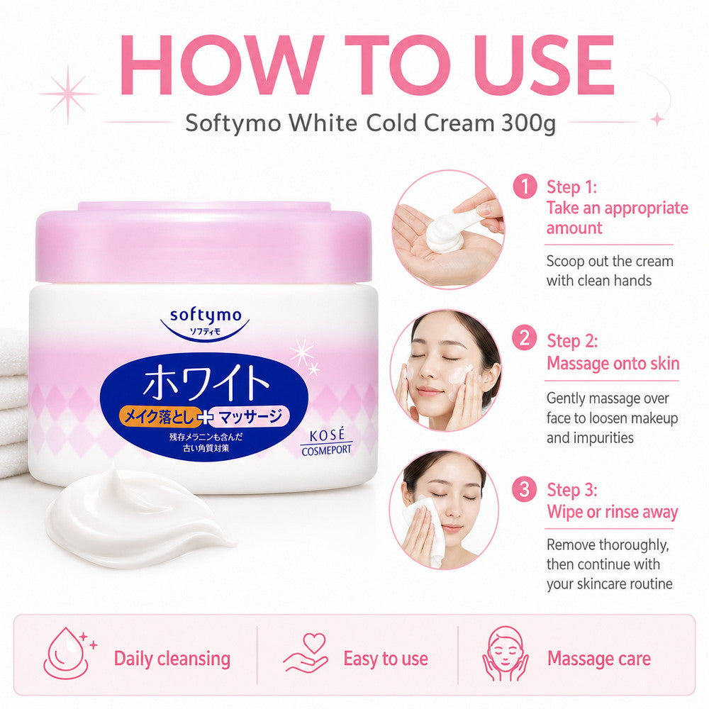 Softymo White Cold Cream 300g