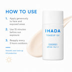 Ihada Medicated Face Protect UV Milk Clear Beige 30ml