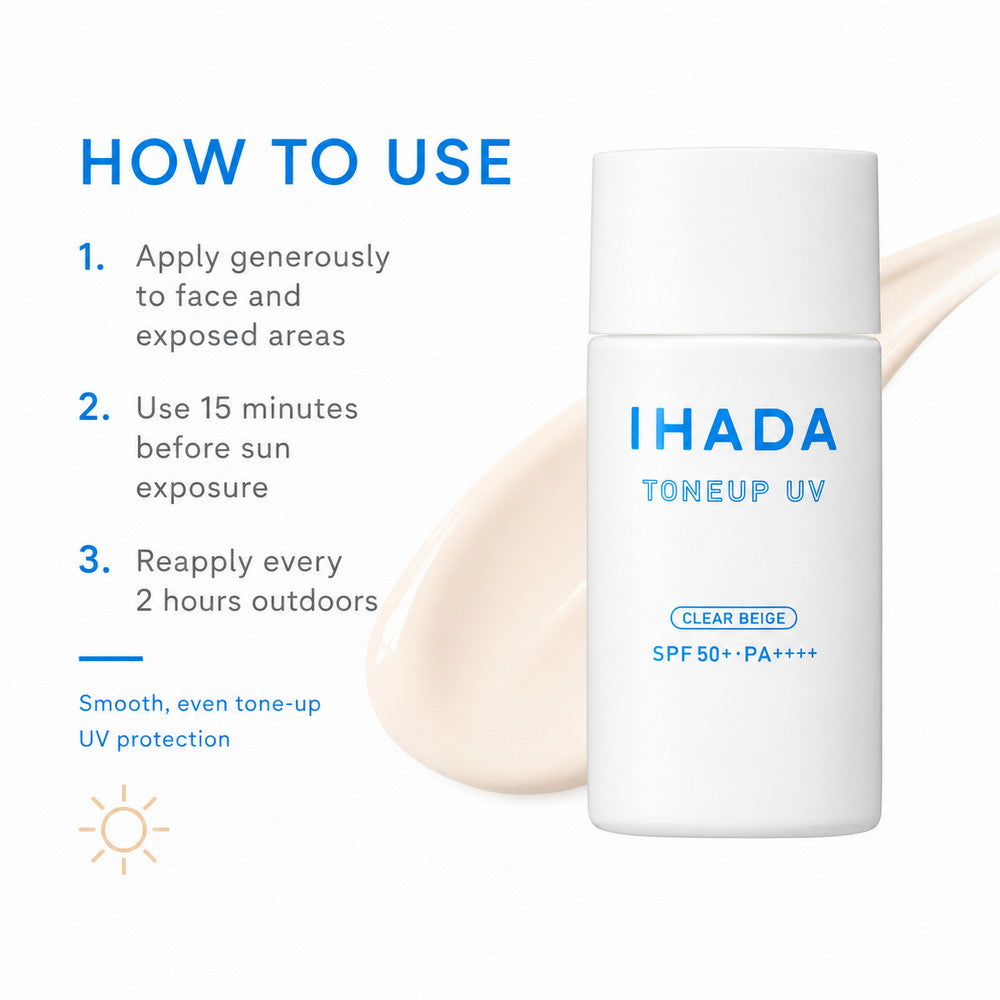 Ihada Medicated Face Protect UV Milk Clear Beige 30ml