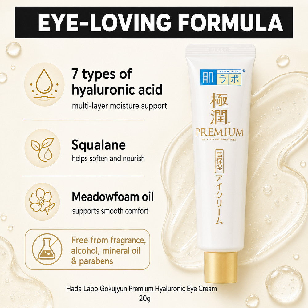Hada Labo Gokujyun Premium Hyaluronic Eye Cream 20g