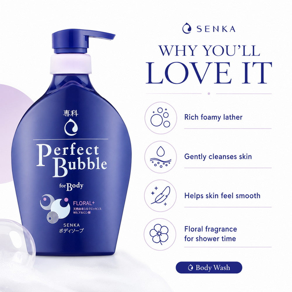 Senka Perfect Bubble for Body Wash 500ml