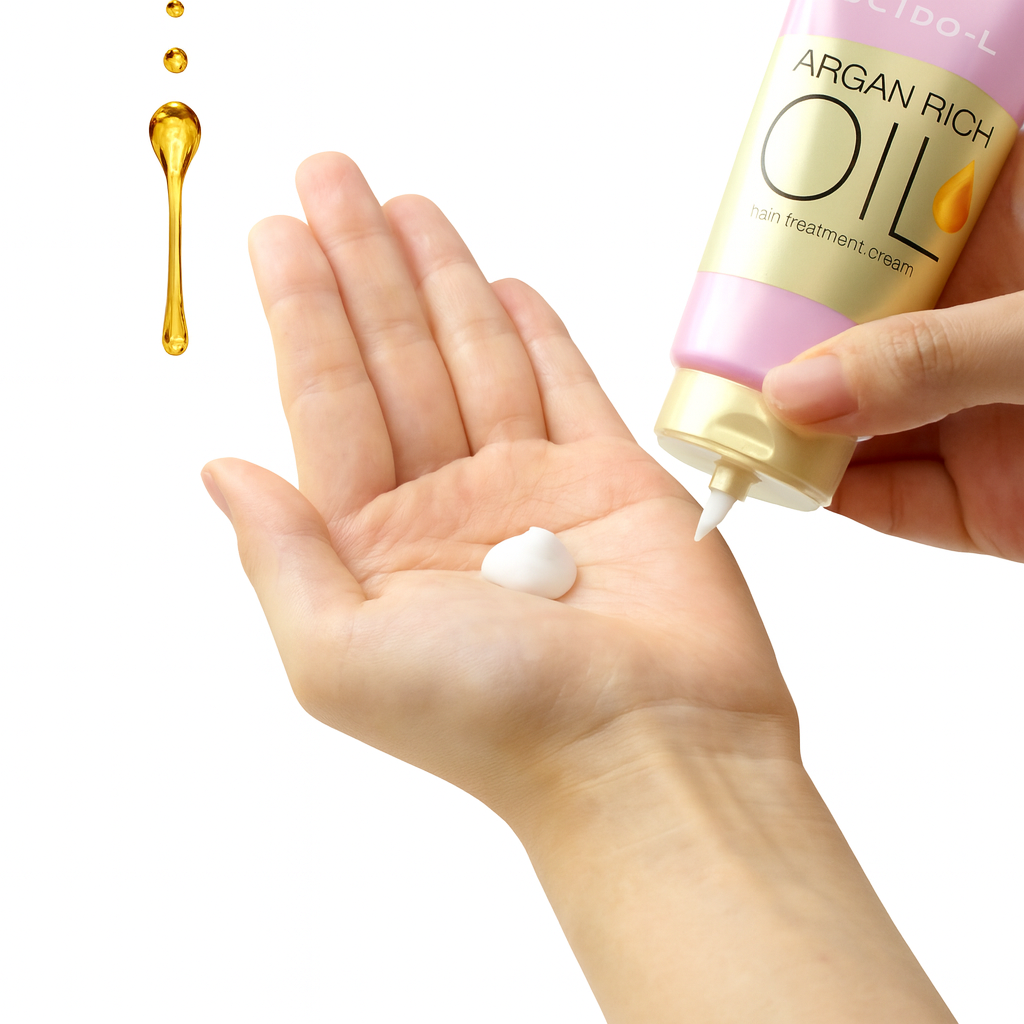 [MANDOM] Lucido-L Argan Rich Oil Hair Treatment Cream 150g