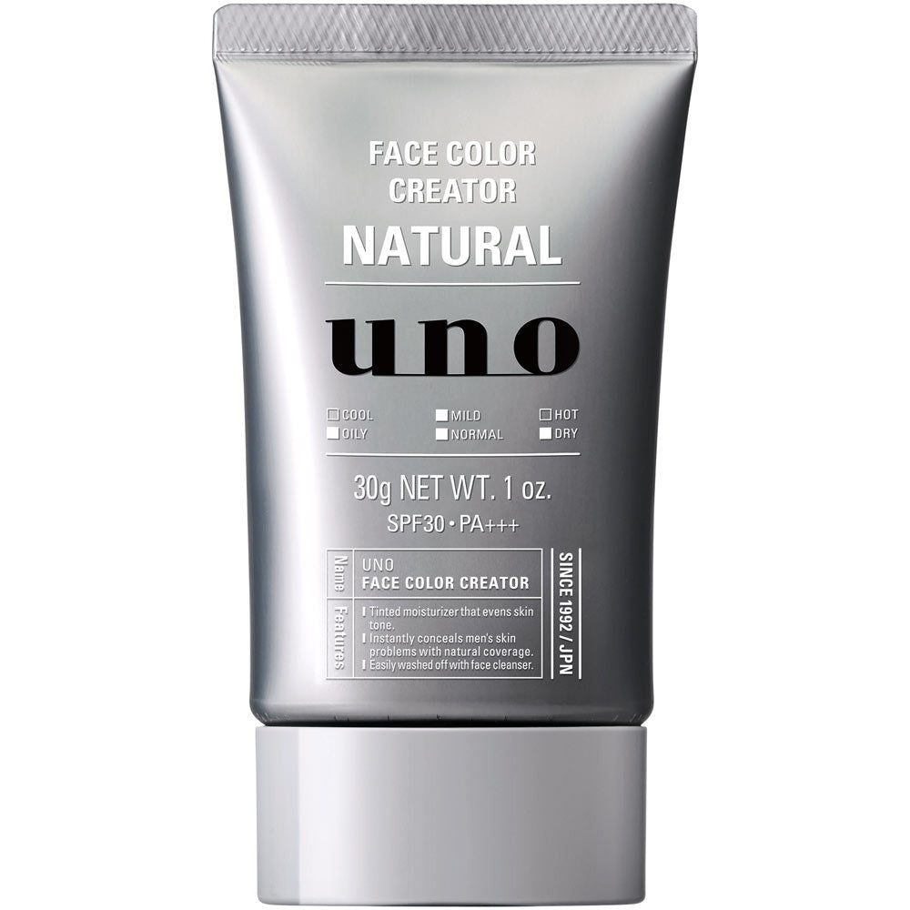 Men's Face Color Creator (Natural) – Tone-Up & Color Correcting Base SPF30 PA+++