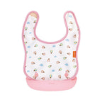 Baby Label Oil-Repellent Feeding Apron for Babies Hot Air Balloon 2M+