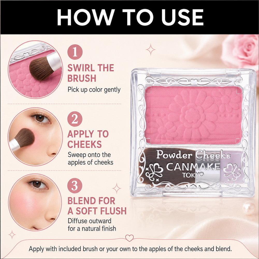 CANMAKE TOKYO Powder Cheeks 20 Lollipop Pink 5 g