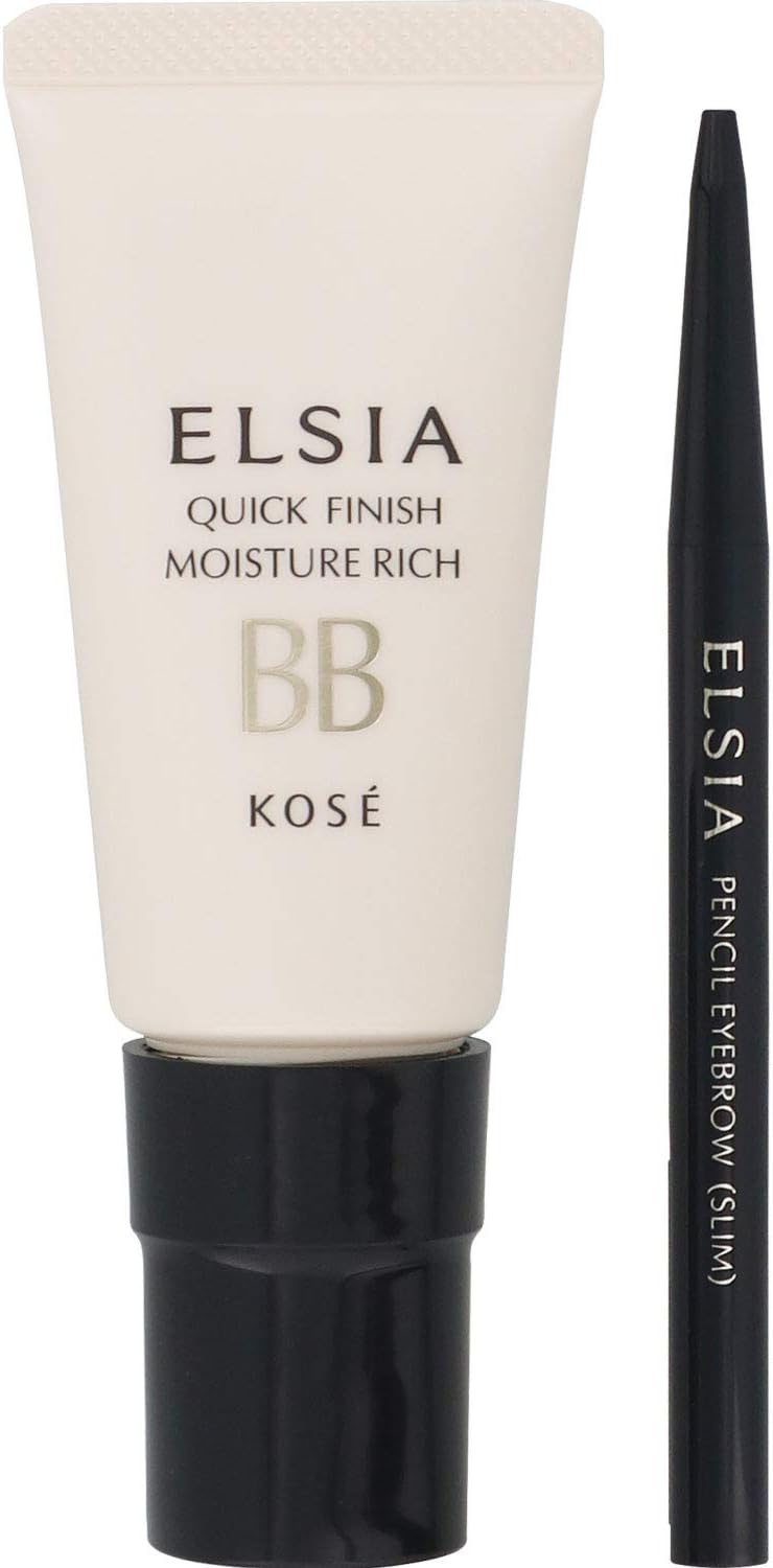 [Kose] Elsia Platinum Quick Finish BB Beauty & Firmness Kit BB Cream 01 Light Skin Color (35g) + 1 Bottle
