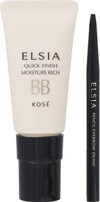 [Kose] Elsia Platinum Quick Finish BB Beauty & Firmness Kit BB Cream 01 Light Skin Color (35g) + 1 Bottle